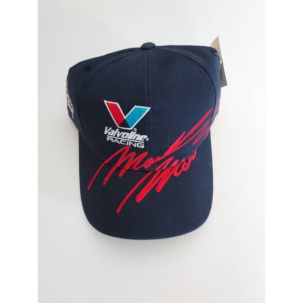 Vintage 90s Nascar Mark Martin Valvoline Roush Racing Blue Snapback Hat NEW